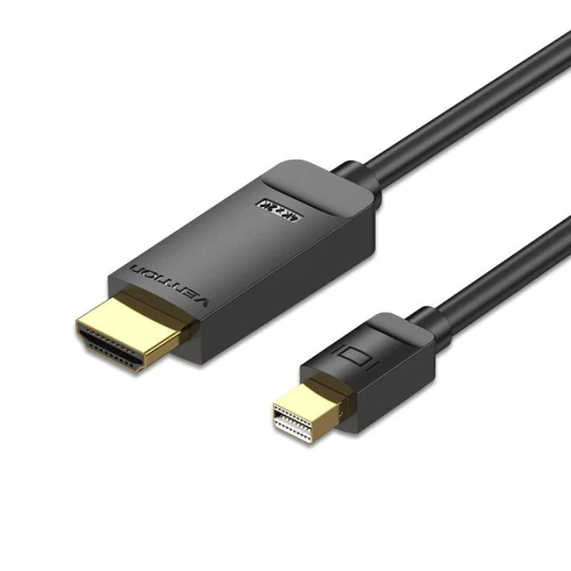 CONVERSOR MINI DISPLAYPORT/M A HDMI/M 2 M NEGRO VENTION