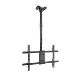 SOPORTE TECHO PANTALLAS 43"-86" GIRO/INCLINABLE NEGRO TOOQ