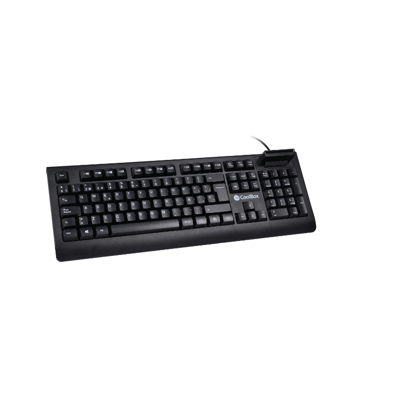 TECLADO CON LECTOR DNIe COOLBOX