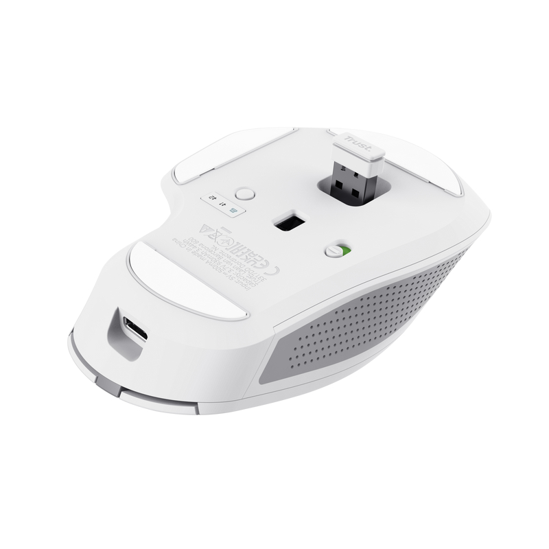 RATON OPTICO WIRELESS MULTIDISPOSITIVO OZAA+ BLANCO TRUST