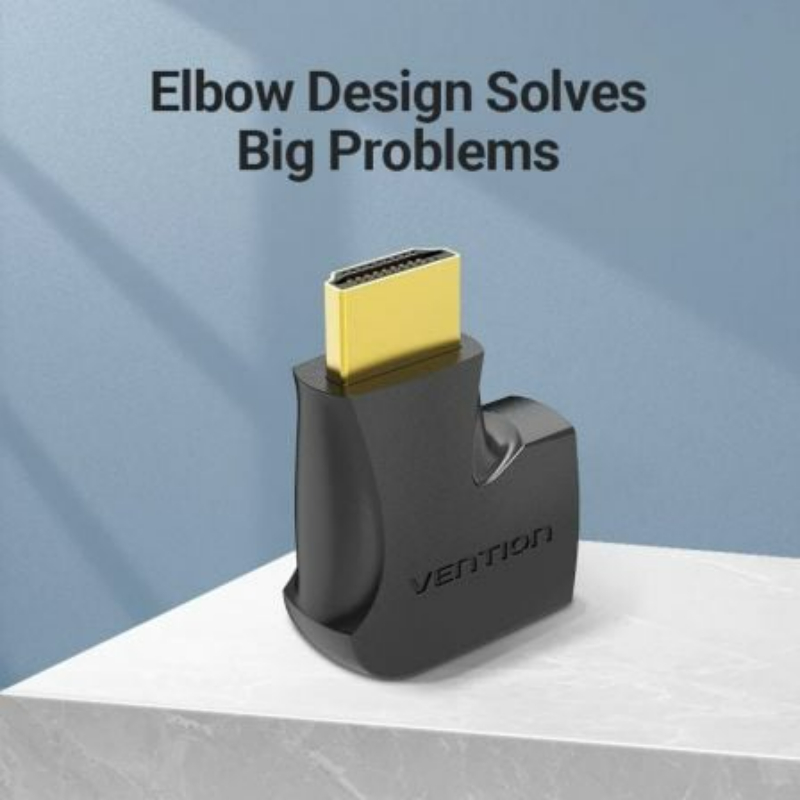 ADAPTADOR 4K 270º HDMI/M A HDMI/H NEGRO VENTION