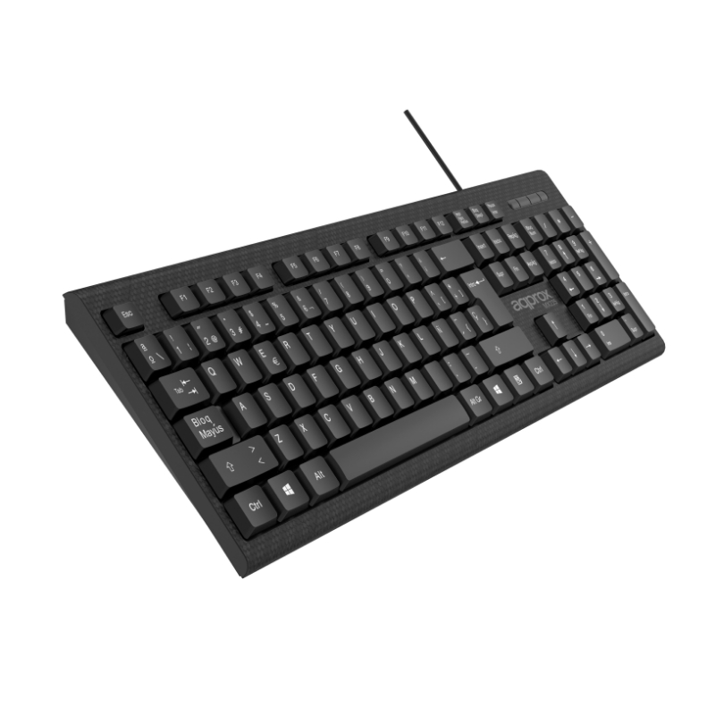TECLADO UNIVERSAL MX225 NEGRO APPROX