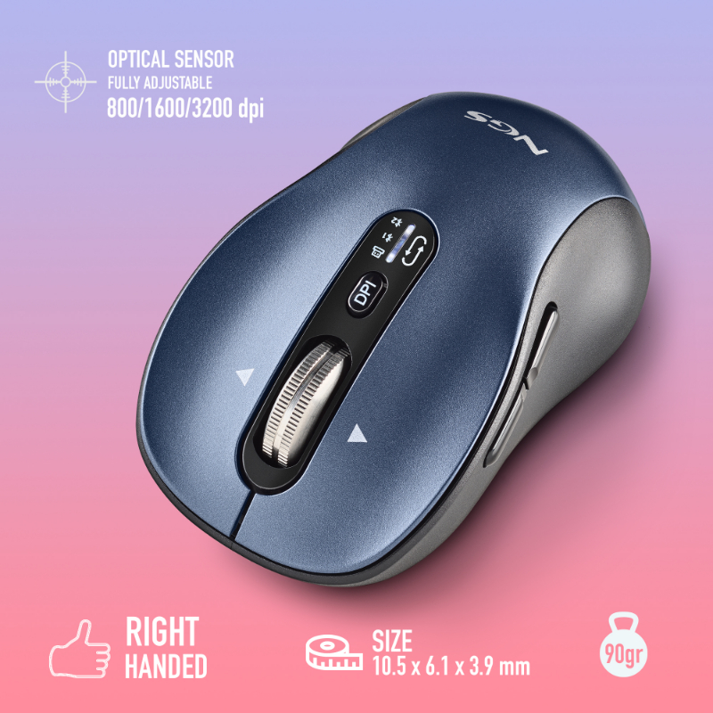 RATON OPTICO WIRELESS INFINITY RB AZUL NGS