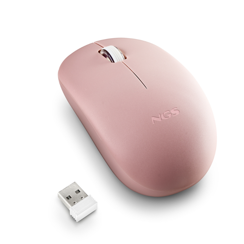 RATON NOTEBOOK OPTICO WIRELESS FOG PRO ROSA NGS