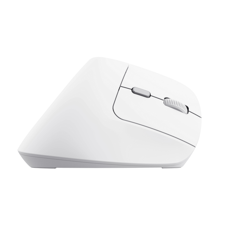 RATON OPTICO WIRELESS ERGONOMICO VERTICAL BAYO II BLANCO TRUST