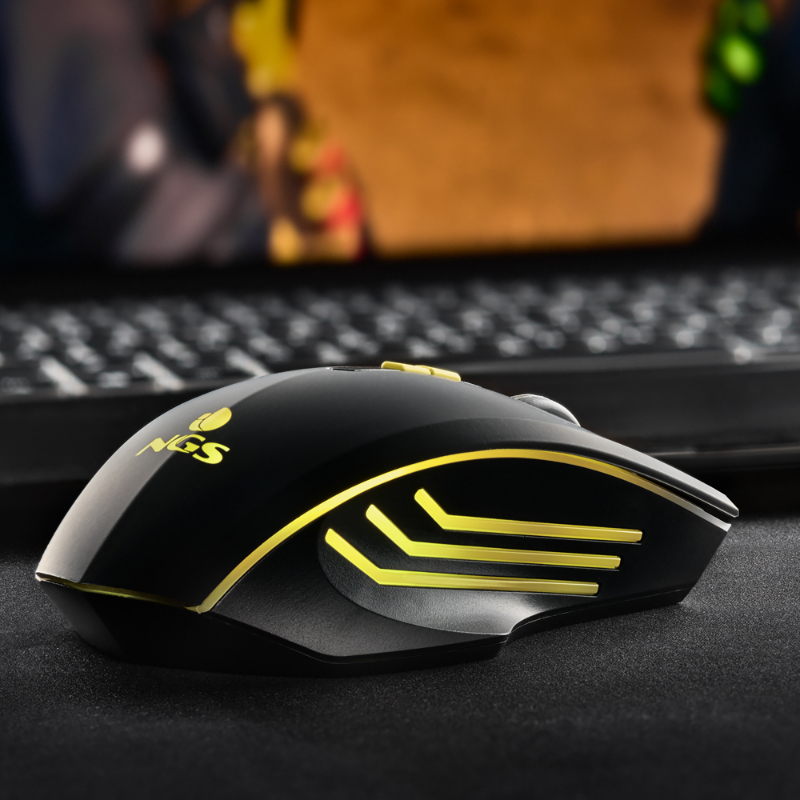 RATON OPTICO GAMING RGB GMX-200 NGS