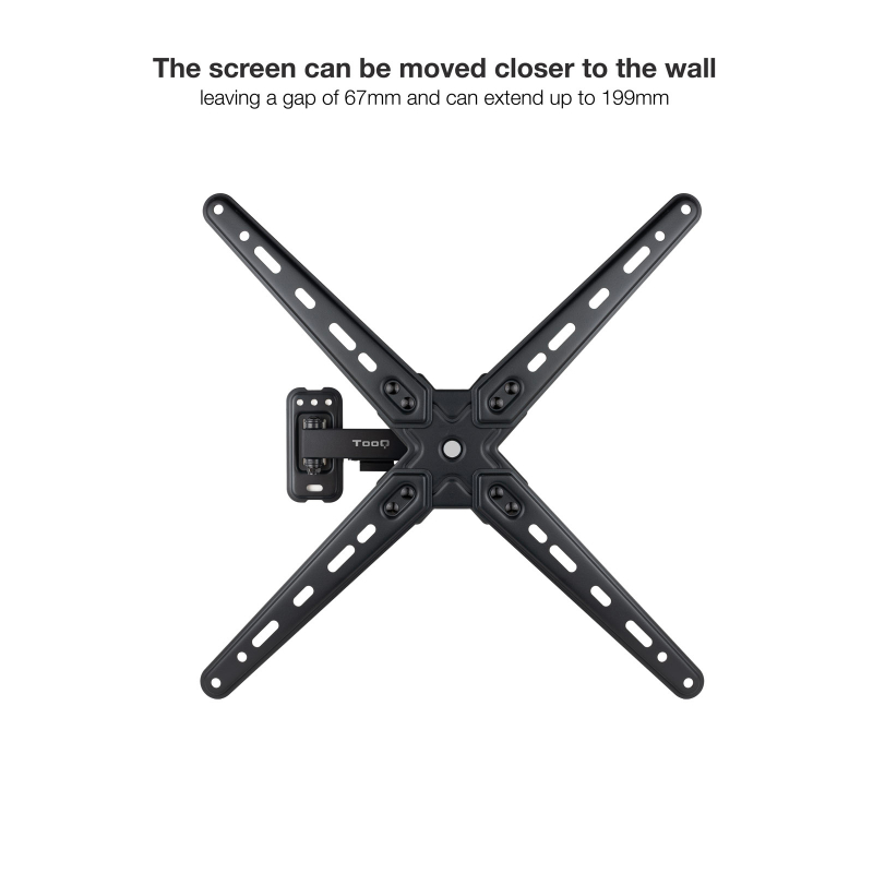 SOPORTE PARED 13"-55" GIRO/INCLINABLE LP1355TN-B TOOQ