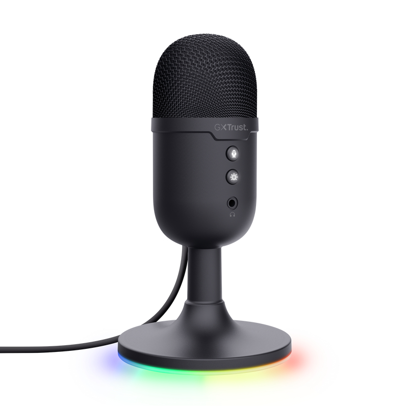 MICROFONO GXT 234 YUNIX RGB NEGRO TRUST