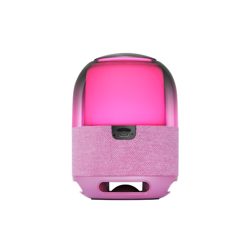 ALTAVOZ BLUETOOTH RGB MS-FLOW 360º ROSA MARS GAMING